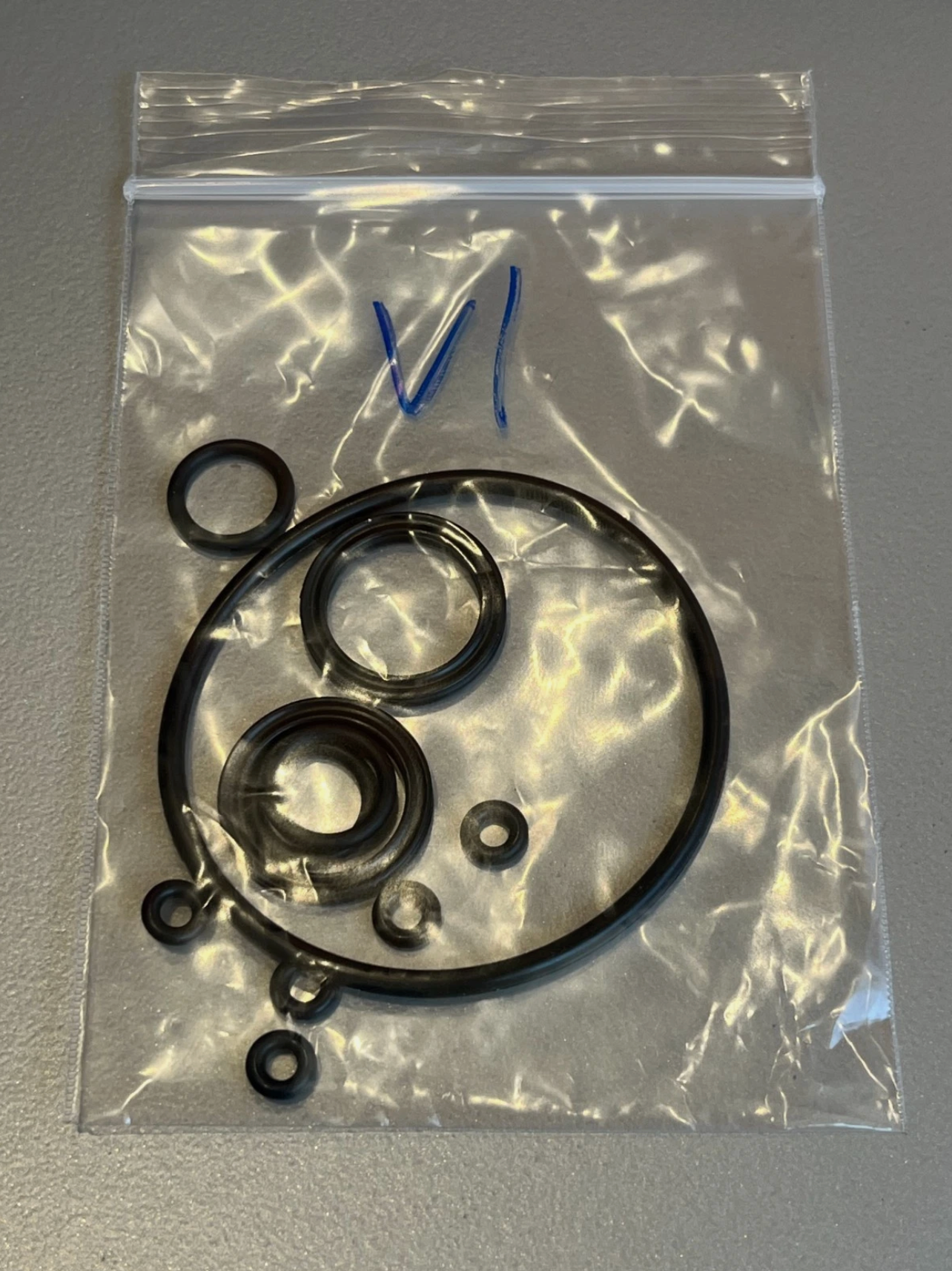 GPR V1 / GPR V2 Steering Damper Rebuild Kit complete X-Profile O-Rings ONLY