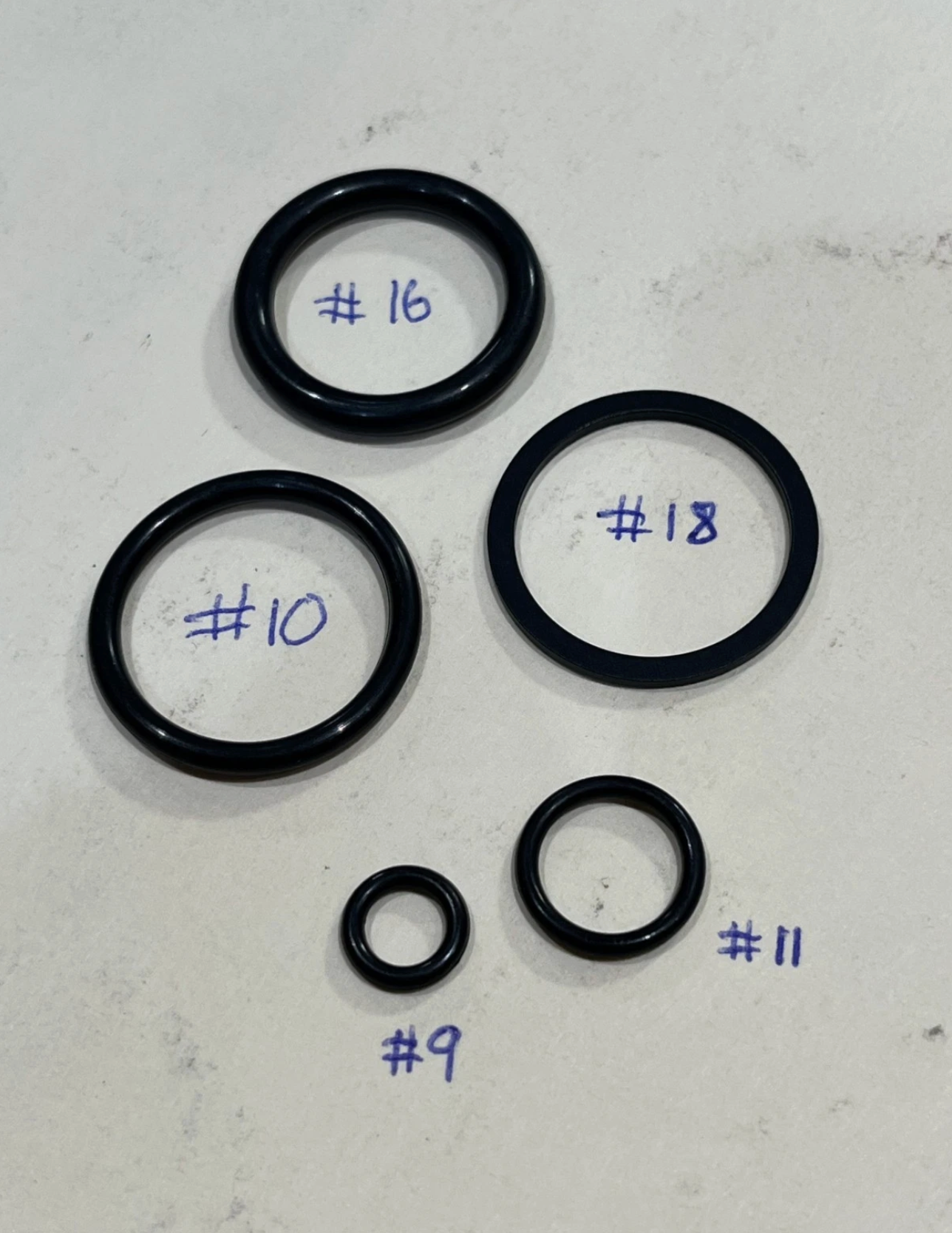 O-Ring Rebuild Kit Hydraulic Control Valve Log Splitter SpeeCo Energy 0A007238