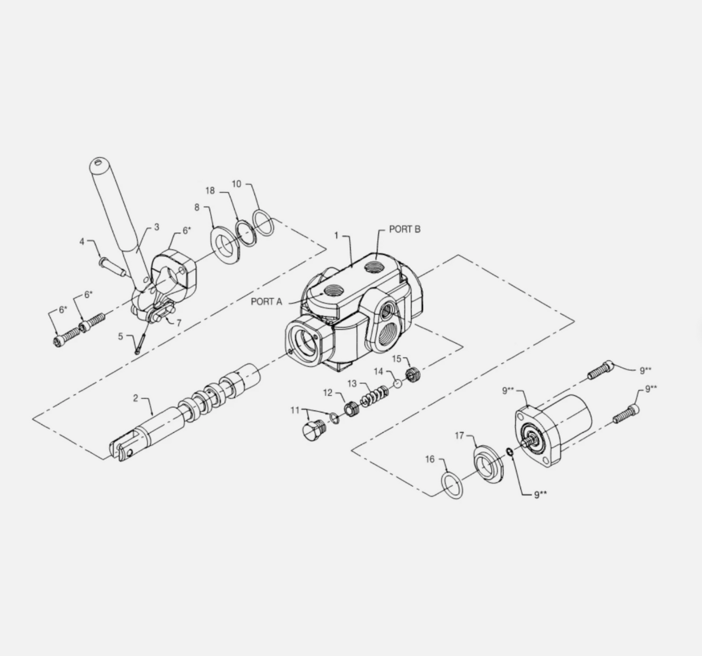 O-Ring Rebuild Kit Hydraulic Control Valve Log Splitter SpeeCo Energy 0A007238