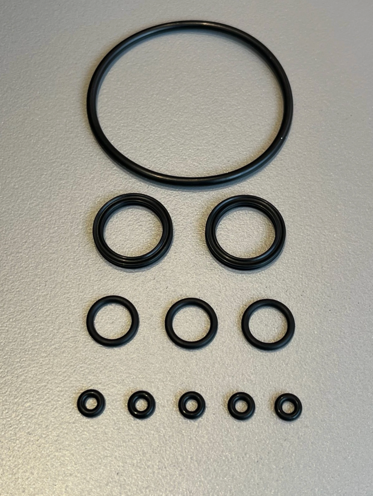 GPR V1 / GPR  V2 Steering Damper Rebuild Kit complete X-Profile O-Rings ONLY
