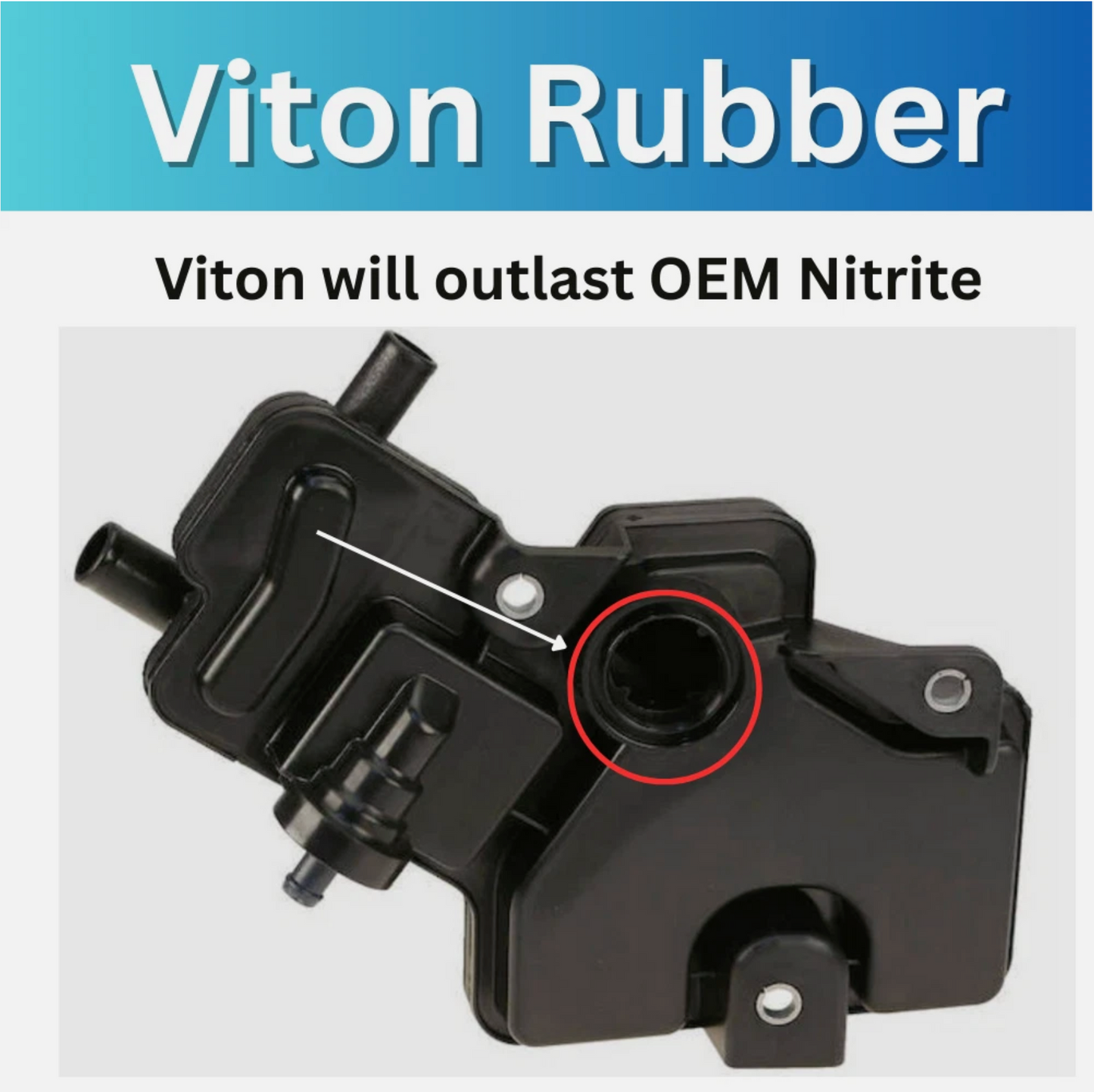 O-Ring Fiat Jeep Dodge 1.4L Turbo Oil Separator PCV ORing Cover Seal Improved