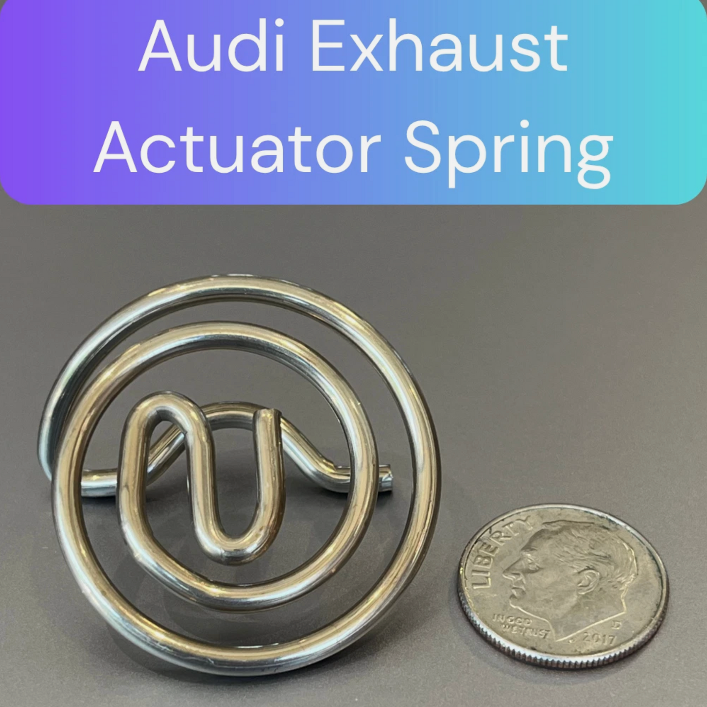 Audi 2013-21 Servomotor Electronic Exhaust Actuator upgraded Valve Spring Repair