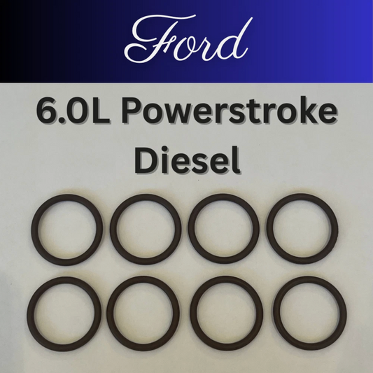 2003 - 2010 6.0L Powerstroke Diesel High Pressure Oil Rail Ball Tube 8 O-rings