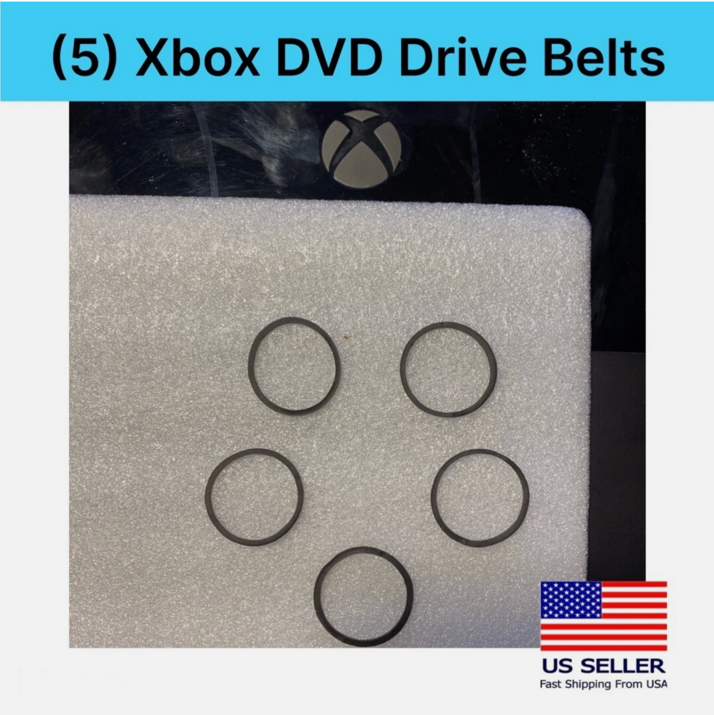 5x Original Xbox / Xbox 360 & Slim DVD Drive Band Belt Thompson TGM600 TGM-600