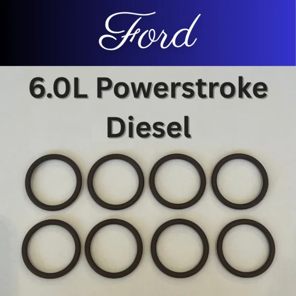 Ford powerstroke 2003 - 2010 6.0L Powerstroke Diesel High Pressure Oil Rail Ball Tube 8 O-rings